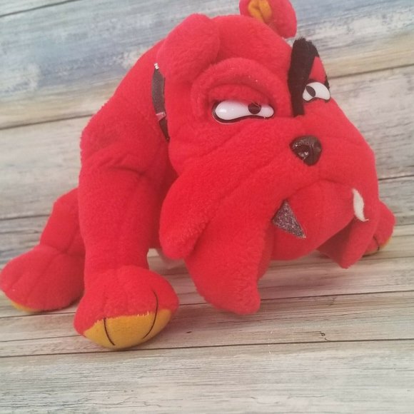 Vintage Liberty Toy Co 1995 Red Bulldog Plush Q20